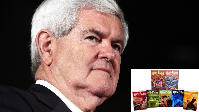 Illustration for article titled J.K. Rowling Revealed To Be Pseudonym For Newt Gingrich